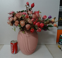 Old vase flower pot porcelain jar ceramic art ornaments home decoration nostalgic collection film and television props window photo