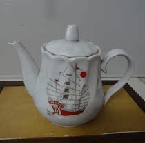 Old-fashioned teapot ceramic tea set Tea Tea Tea smooth sailing pot physical photo appearance as shown in the folklore old household