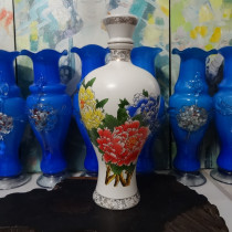 Bottle collection of peony flower bottle ceramic bottle of ceramic bottle
