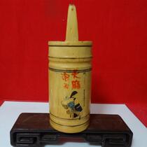 Bottle collection of Yunnan bamboo bottle special variety wine bottle decorated with empty bottle cabinet to take photo