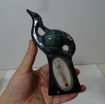 Old porcelain ornaments Cultural Revolution kiln change bird-shaped thermometer nostalgic collection bag Old Fidelity film and television props physical photo