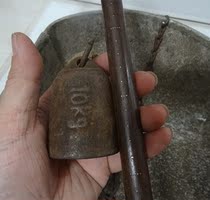 Old plate scale scale Republic of China aluminum plate wooden scale Cultural Revolution old iron right scale film props wall display