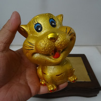 The old savings tank Xiao Tiger deposit can in the 1980s cartoon tiger toy pictures are the same