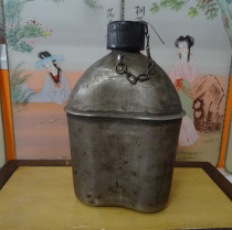 WWII US military kettle Zhengzong seized on 1943 US militarys old pot military pot military fans collection of film props real