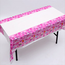 Colorful eco-friendly and odorless disposable table cloth baby childrens birthday party gatherings to arrange decorative items