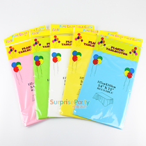 Pure Color Birthday Party Dress Arrangement Supplies Hundreds Of Days Old Decorations Table Cloth Dessert Tablecu Disposable Tablecs