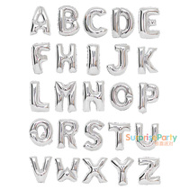 16-inch silver letter balloon aluminum film balloon English event holiday wedding birthday party layout helium balloon