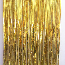 Birthday party dress up supplies sparkling rain curtain balloon one year old 100 days background decoration wedding room 1 meter 2 meters