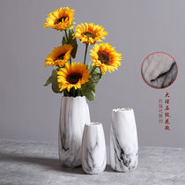 Modern simple Vase ornaments creative living room table flower arrangement home accessories ceramic dried flowers flowers Nordic light luxury