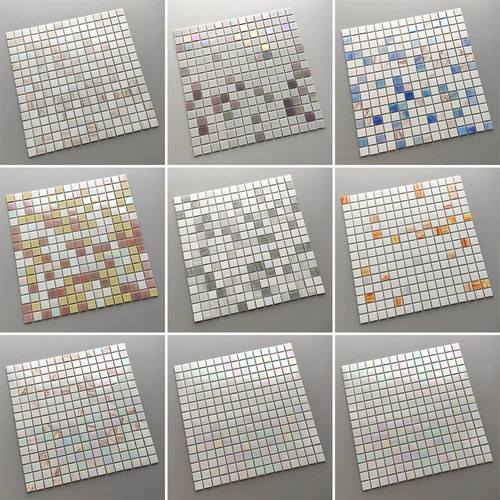 Стеклянная мозаика для беседки для ванной комнаты, декор