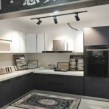 Шанхай Юдо шкаф Молан Хрустальная сталь Стальная сталь Большой торговый центр из стального мрамора серия кухонных шкафов настройка в целом