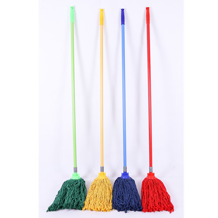 Absorbent and Wear-Resistant Cotton Mop, Water Mop, Cotton Yarn Mop, Detachable Mop Head, Traditional Household Mop 