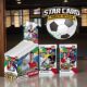 Football Giant Star Card Laser Bronzing Liao Thick Card Messi Star European Cup Commemorative Rare Collection Card Bag
