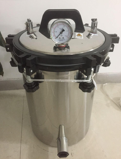 Ningbo Jiuxing portable pressure steam sterilizer Medical high-pressure disinfection pan 24L liter JSM280G-24