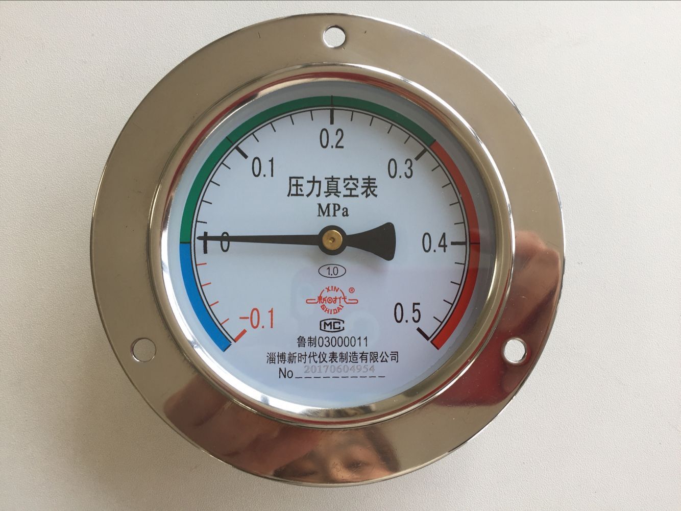 淄博新时代压力真空表-0.1-0.5MPa老肯脉动真空压力蒸汽灭菌器