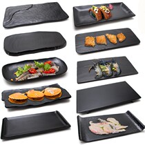 Melamine melamine Korean hot pot tableware Rectangular flat plate Japanese flat plate Sushi plate Cutting board Long plate plate