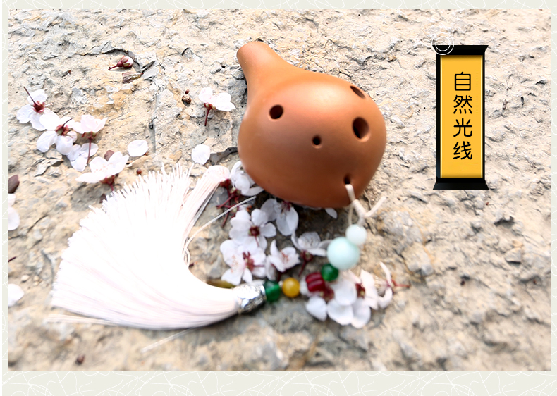 Quay trở lại Tang Yan với Ocarina 6 lỗ Alto ac Ocarina sinh viên mới bắt đầu Ocarina sáu lỗ Nhạc cụ dân tộc Ocarina đàn cổ tranh