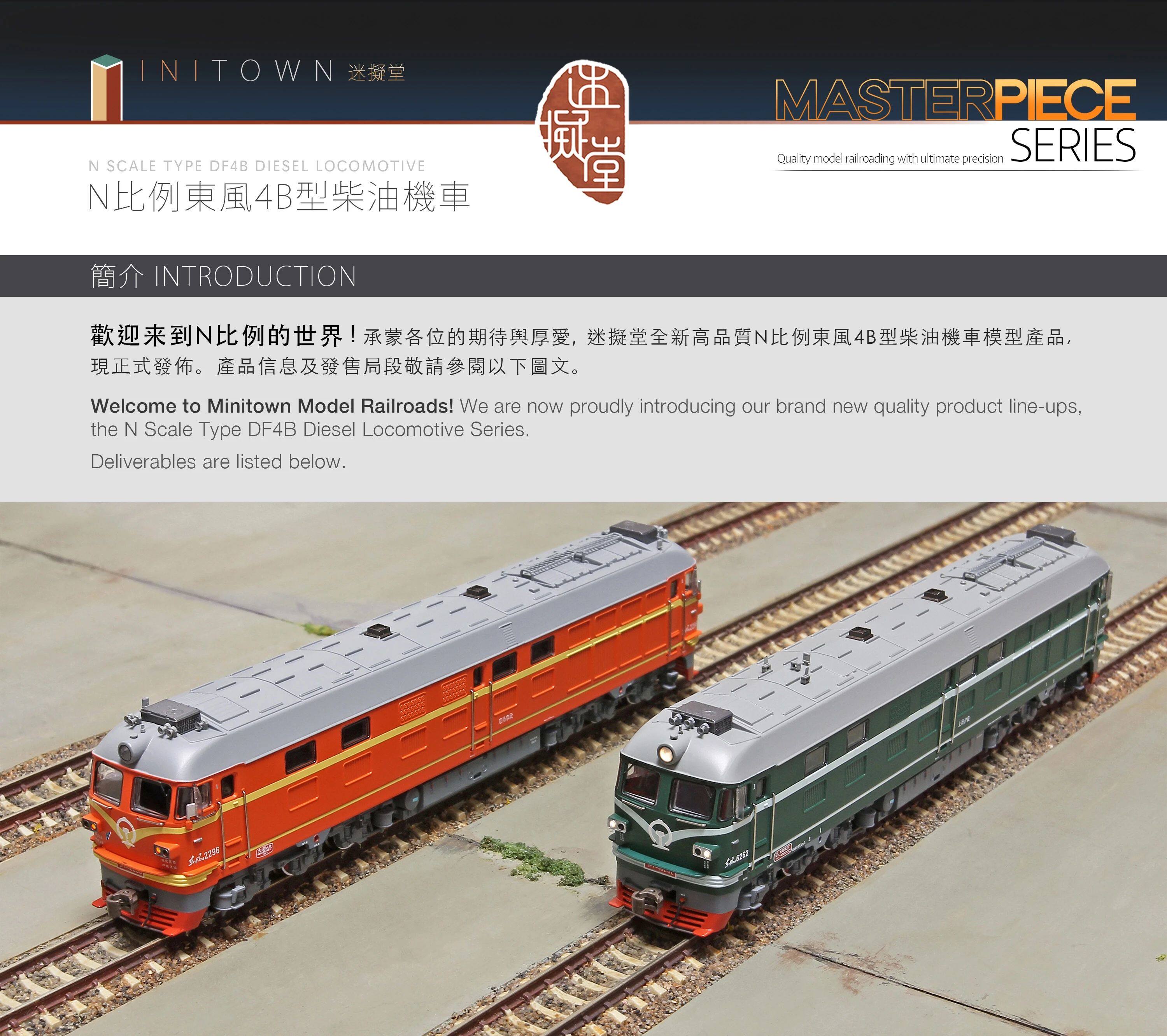 🔥 迷拟堂N比例火车模型DF4B - 东凤4B型柴油机车 🚂-火车模型-淘宝好物网