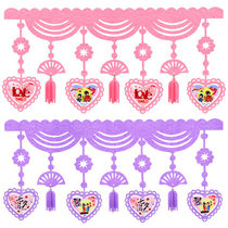 Tanabata decoration Cowherd and Weaver Girl Door Sticker Net Red Shop Window Romantic Arrangement Valentines Day Jewelry Store Ceiling Pendant