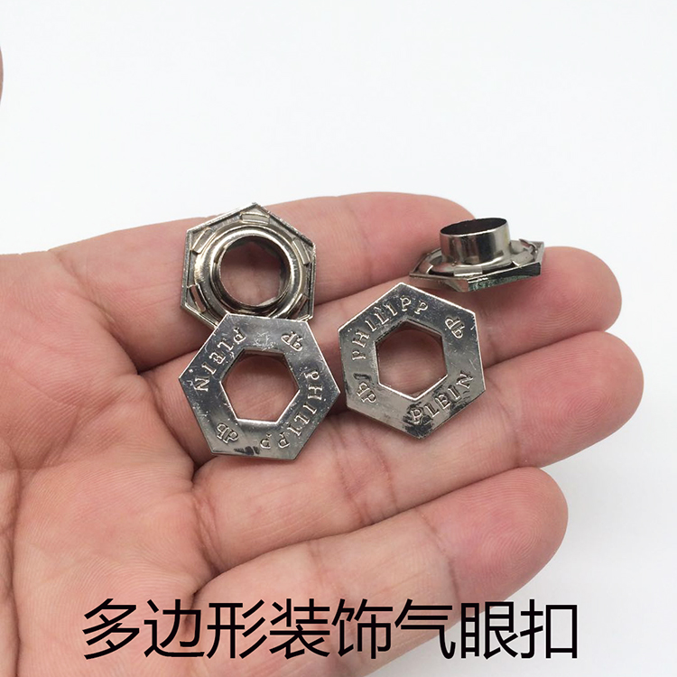 Chicken Eyewear Buttoned Hood Cloak Rope Oeybag Bag Canvas Bag Wearing Rope Gas Eyewear Button Diy Polygonal Hexagon Bronze Rivets