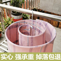 Spiral drying rack round quilt artifact creative rotating drying rack multifunctional space saving drying bed sheets