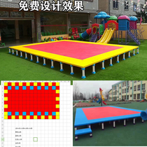  Thickened plastic stage board Kindergarten childrens activities festival performance Detachable mobile catwalk performance small stage