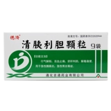 Deji Qingxing желчные гранулы 10G*9 мешков/коробка Qi снятие депрессии, кровообращение, облегчение боли, печень и желчь, используемые для острого панкреатита острый гастрит