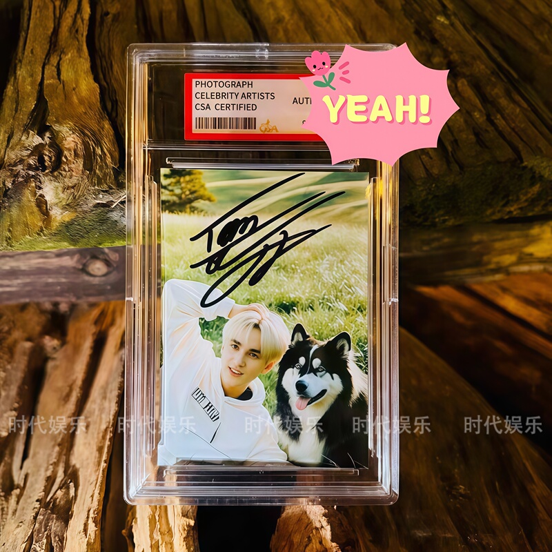 Harry Potter Merchandise Autographed Photo 3inch Officially Authenticated Harry Potter Style Autograph Card Fan Support