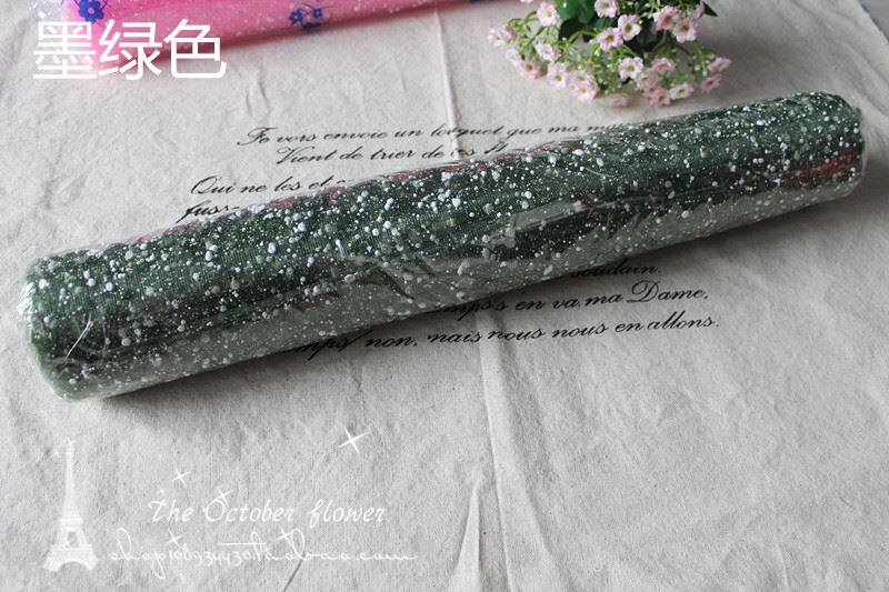 Snowflake yarn wrapping paper bouquet wrapping paper Cartoon Bouquet Material Snow Spot handmade material