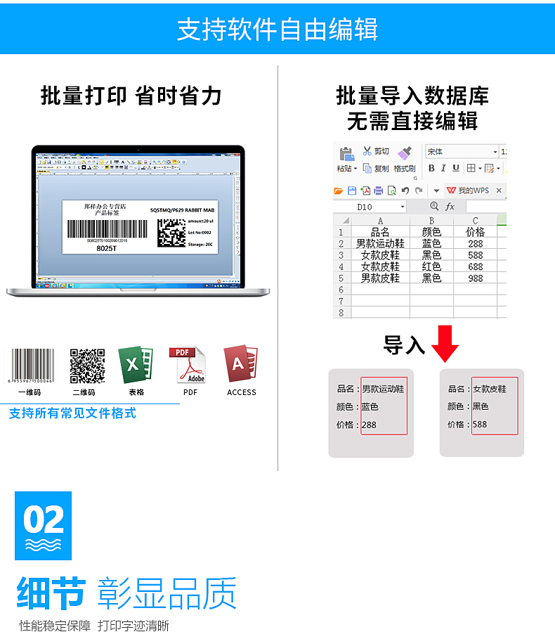 GODEX EZ-1100PLUS Chi nhánh Máy in mã vạch May giặt Thẻ Tag Trang sức Nhãn máy in - Thiết bị mua / quét mã vạch