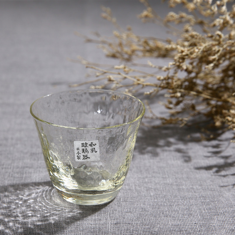 Spot Japan Imports of Toyo Sasaki Wood Hammer textured Tea Tea Cup Gongfu Tea Cup Glass Cup