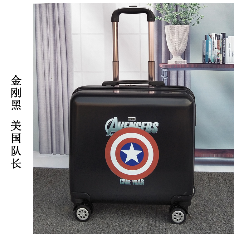 Hộp mật khẩu 18 inch vali nhỏ 20 inch vali nữ mini dễ thương Xe đẩy vali 18 inch vali caster vali trẻ em