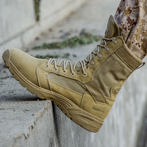 Summer waterproof mountaineering shoes men and women light non-slip and breathable outdoor desert hiking shoes Special Boots Tactical Boots