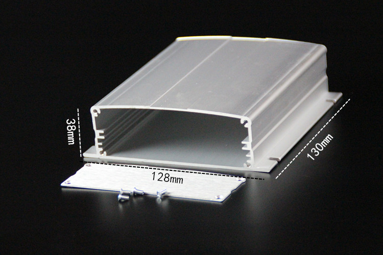 Custom aluminum alloy housing meter housing profile aluminium housing aluminium shell DIY aluminium housing host shell custom 128 * 38