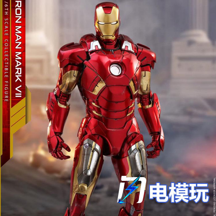 Lightning Mould Play Iron Man MK7 HotToys HT Coupling Die Casting Alloy Spot Pack Shunfeng