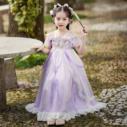 Летнее ханьфу, летний детский наряд маленькой принцессы, китайский стиль