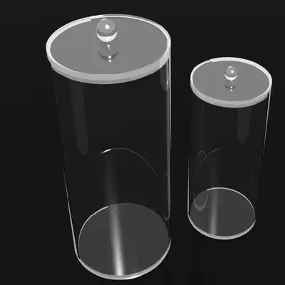 High transparent plexiglass tube acrylic tube back cover sealing length arbitrary cutting support customized