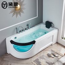 Bathtub Home Adult Acrylic Surf Massage Tub Triangular Small Family Toilet Bath Bath Tub