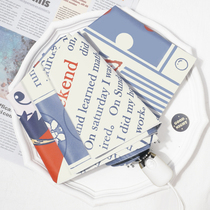 Japan GP automatic sun umbrella men and women Mori simple folding portable sunscreen black glue dual-use sun umbrella