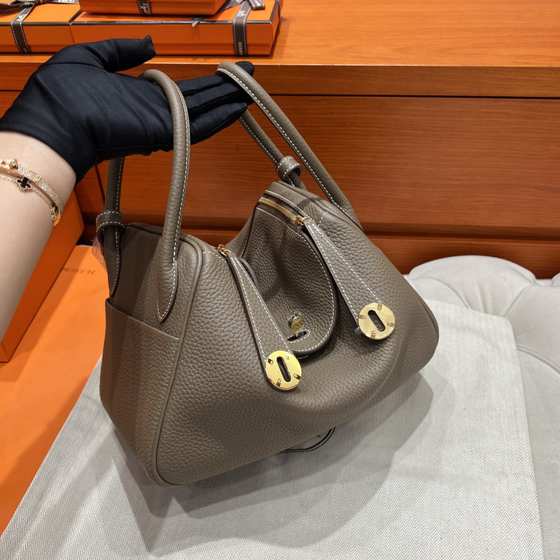 Hermes/Imported 26 Lindy Bag Emma Fully Hand-Stitched Crossbody Shoulder Bag 26cm Doctor's Bag