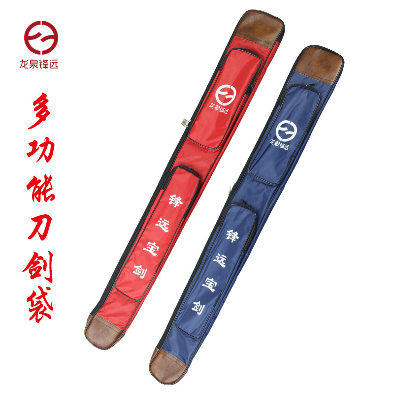 Dragon Springs Front Treasure Sword Back Pocket Taijiao Sword Sleeve Oxford Cloth Back Pocket Thickened Single Layer Multifunction Double Layer Bag 