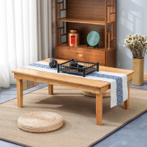 Nanzhu Folded Kang Table Domestic Dining small table Real Wood Square Tatami Floor Table Table Tea Table of Dining Table