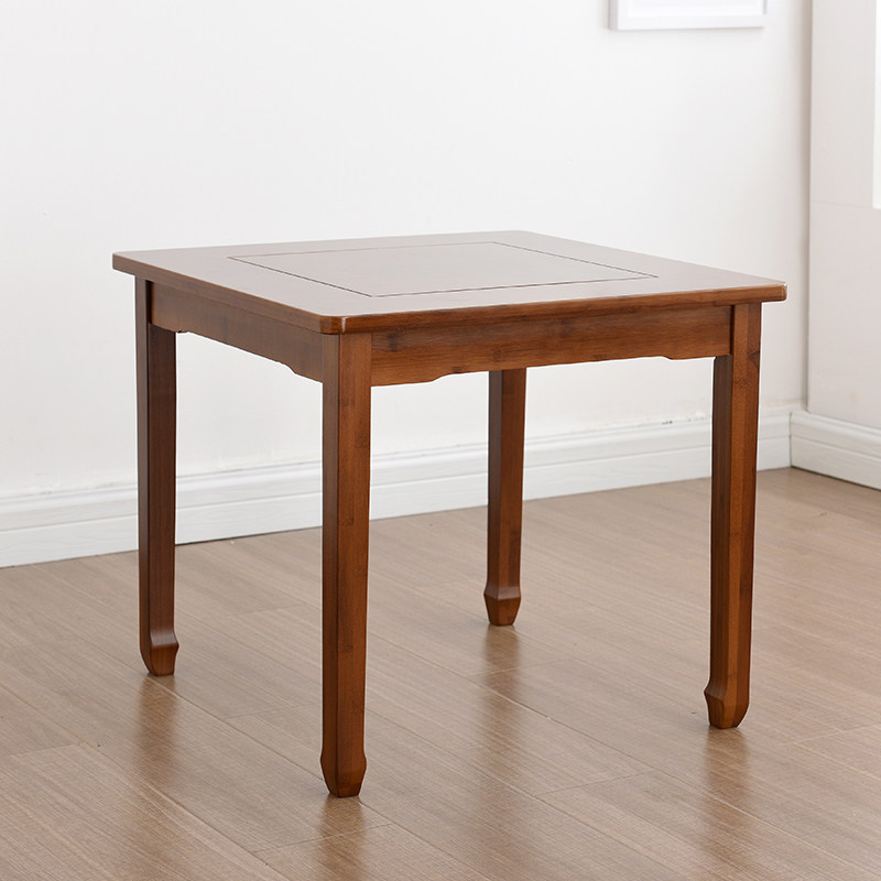 Simple dining folding table small apartment dining table 4 people dining table outdoor portable round square square table household