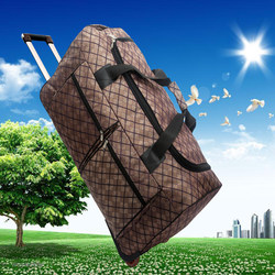 158 Airline Check Bag Extra Large Capacity Study Abroad Moving Luggage Bag Trolley Bag Oxford Cloth Suitcase