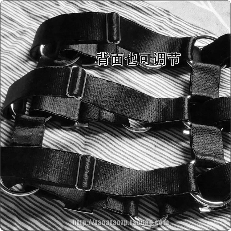 Đường phố hộp đêm khiêu vũ đường phố khiêu vũ kéo dài vòng đùi garter Harajuku punk goth dây đeo tie bra dây đeo dây nịt móc tất cho nam