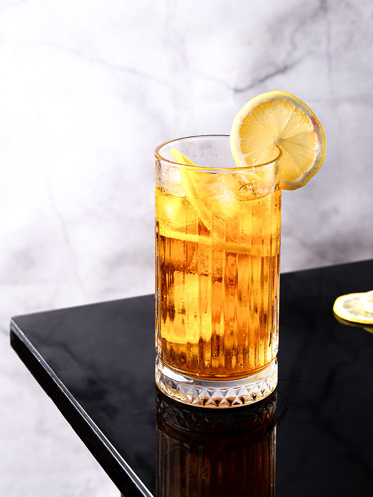 酒吧专用古典杯洋酒杯水晶复古玻璃杯烈酒杯条纹杯子威士忌杯酒具-阿里巴巴