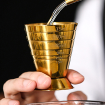 75ml magic measuring cup three scale stainless steel Ans Cup practical bar tool creative wine Ware scale measuring cup