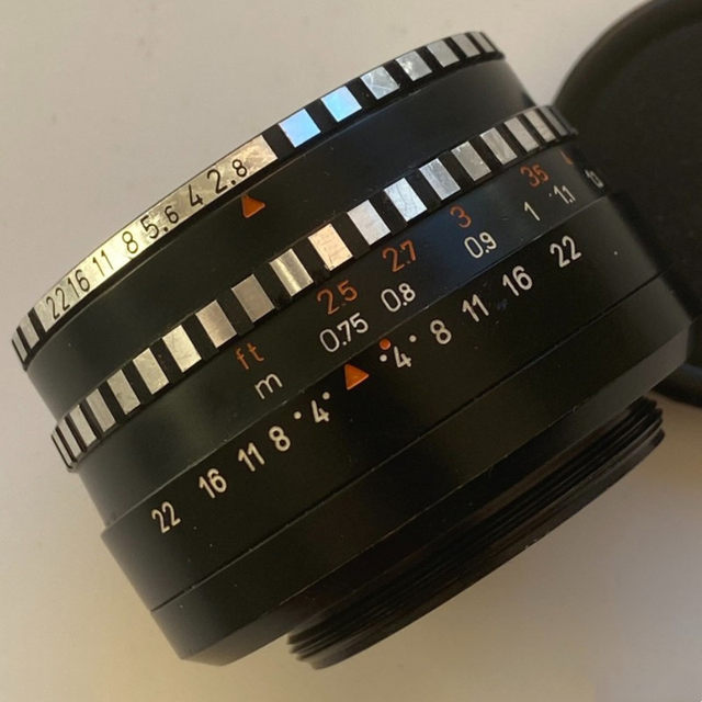 Meyer Meyer 50mmf2.8 SLR lens bubble lens manual M42 mount ສາມາດໂອນໄປຫາ SLR micro-single