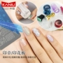 Công cụ in ấn Crystal Trong suốt Con dấu Nail Ba Lan Keo In Tấm Chuyển Mẫu Nail DIY vẽ cọ nét