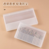 Японская акриловая легкая и тонкая портативная коробка для хранения для маникюра